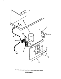 CONTROLS, CAPACITORS, CORD Diagram and Parts List for A6LECC3  Frigidaire Air Conditioner