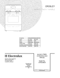 COVER Diagram and Parts List for CRG3480GWWD  Crosley Range