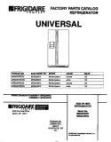 COVER Diagram and Parts List for MRS22WRCD2  Frigidaire Refrigerator