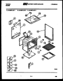 BODY PARTS Diagram and Parts List for 30-3657-00-03  Tappan Range