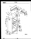 CABINET PARTS Diagram and Parts List for MRT18BRBZ1  Uni Refrigerator