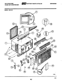 WRAPPER Diagram and Parts List for 18HA181  Frigidaire Air Conditioner