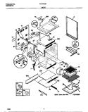 BODY Diagram and Parts List for FEF378CESB  Frigidaire Range