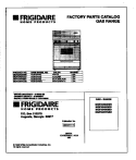 COVER Diagram and Parts List for MGF334WGSD  Frigidaire Range