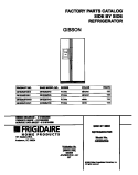 COVER Diagram and Parts List for GRS26ZRGD1  Gibson Refrigerator