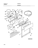 DISPENSER Diagram and Parts List for FRS23H5ASB0  Frigidaire Refrigerator