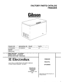 COVER Diagram and Parts List for GFC05M3EW5  Gibson Freezer