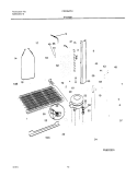 SYSTEM Diagram and Parts List for FRS26ZPHD4  Frigidaire Refrigerator