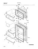 Part Location Diagram of 240425202 Frigidaire PANEL-Refrigerator DOOR
