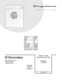 COVER Diagram and Parts List for LTF530FS1  Frigidaire Washer