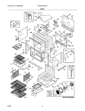 BODY Diagram and Parts List for EW27EW5CGS5  Electrolux Wall Oven