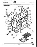 BODY PARTS Diagram and Parts List for GF710HXD7  Frigidaire Range