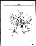 FUNCTIONAL PARTS Diagram and Parts List for 56-9381-10-01  Tappan Microwave