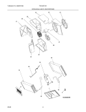 COOLING &AIR FLOW SYSTEMS Diagram and Parts List for FAS18EP2A1  Frigidaire Air Conditioner
