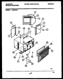 CABINET PARTS Diagram and Parts List for KAC051S7Z1  Kelvinator Air Conditioner