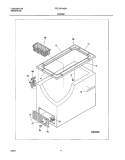 CABINET Diagram and Parts List for FFC13K1AW1  Frigidaire Freezer