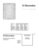 COVER Diagram and Parts List for EIDW6105GB1A  Electrolux Dishwasher