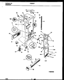 CABINET PARTS Diagram and Parts List for FRS26XRAB0  Frigidaire Refrigerator