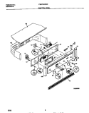 CONTROL PANEL Diagram and Parts List for FEB755CBSD  Frigidaire Wall Oven