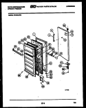 DOOR PARTS Diagram and Parts List for FU199LRW3  Frigidaire Freezer
