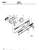 CONTROL PANEL Diagram and Parts List for MDB120RFM1  Frigidaire Dishwasher