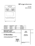 COVER Diagram and Parts List for GLGF377AQD  Frigidaire Range