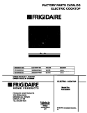 COVER Diagram and Parts List for FEC3X8XHBA  Frigidaire Cooktop