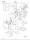 DISPENSER Diagram and Parts List for FRS20ZGJB2  Frigidaire Refrigerator