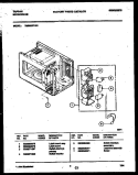 LATCH BOARD AND LEADWIRE ASSEMBLY Diagram and Parts List for TMS062T1B1  Tappan Microwave