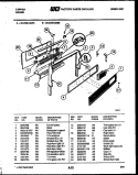 BACKGUARD Diagram and Parts List for 30-3349-00-05  Tappan Range