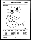 BROILER PARTS Diagram and Parts List for 31-2759-23-01  Tappan Range