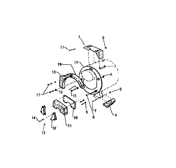 COUNTERWEIGHT SECTION Diagram and Parts List for LT600JXV1  Frigidaire Washer