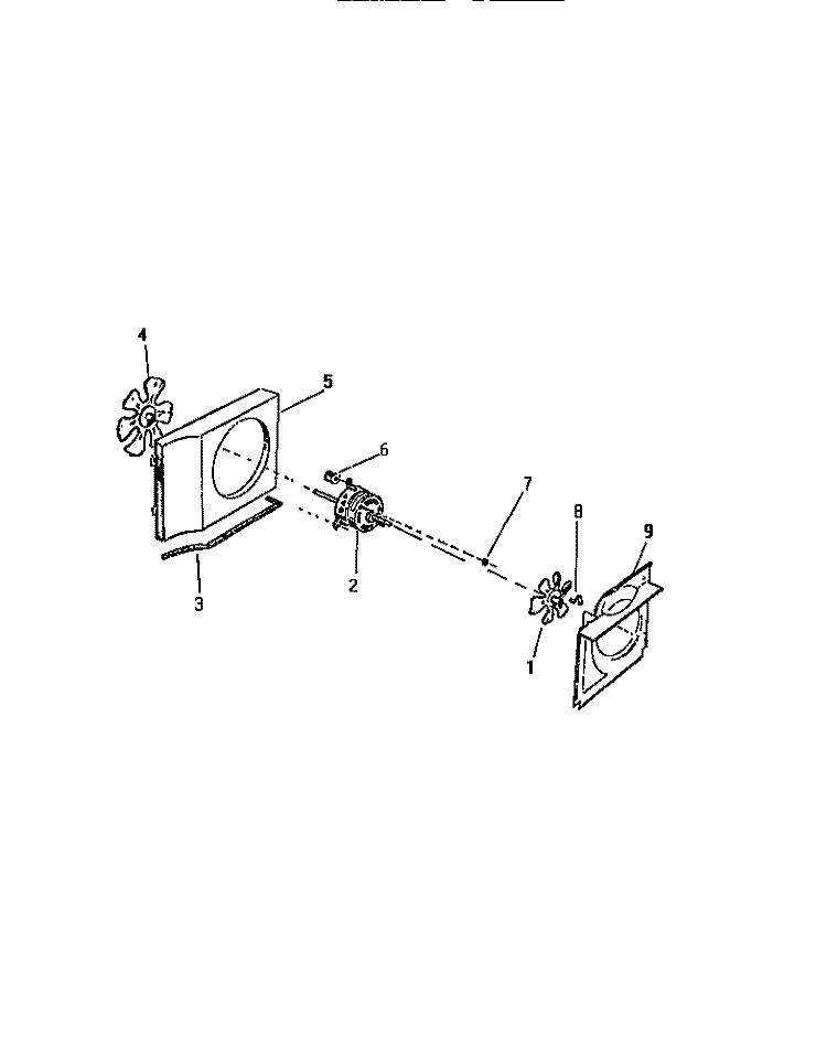 AIR HANDLING PARTS Diagram and Parts List for S2-06B1E  Kelvinator Air Conditioner