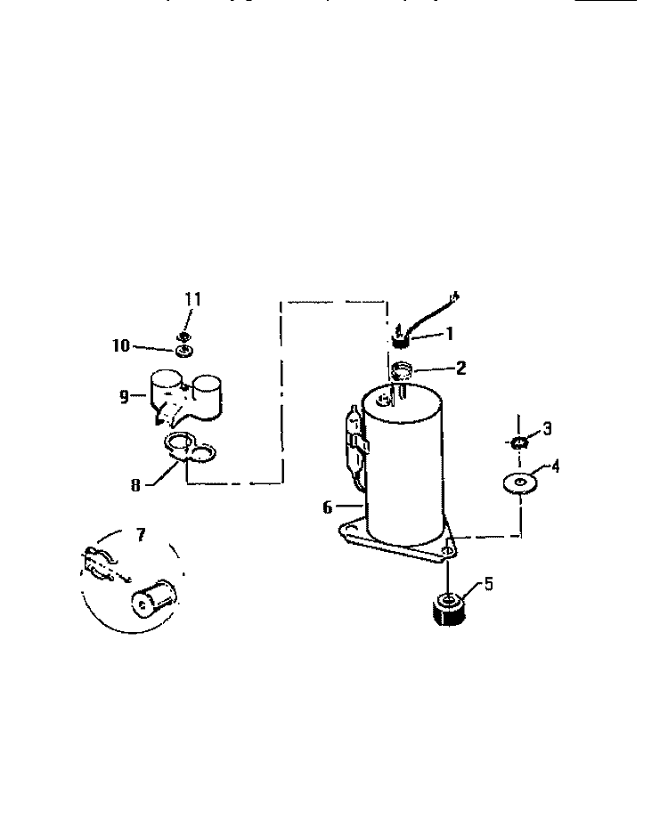 COMPRESSOR Diagram and Parts List for AH094H2T1  Frigidaire Air Conditioner