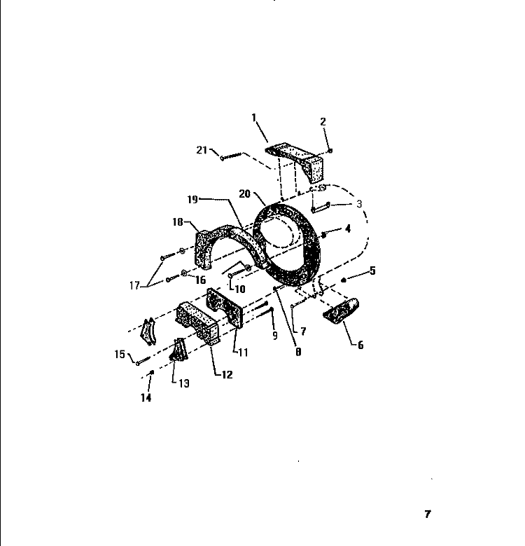 COUNTERWEIGHT SECTION Diagram and Parts List for LT250EXF2  Frigidaire Washer