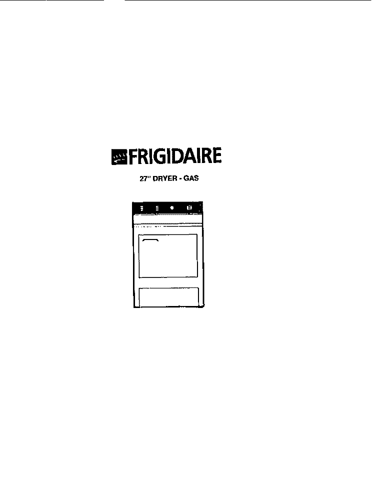COVER Diagram and Parts List for FDG747RBT0  Frigidaire Dryer