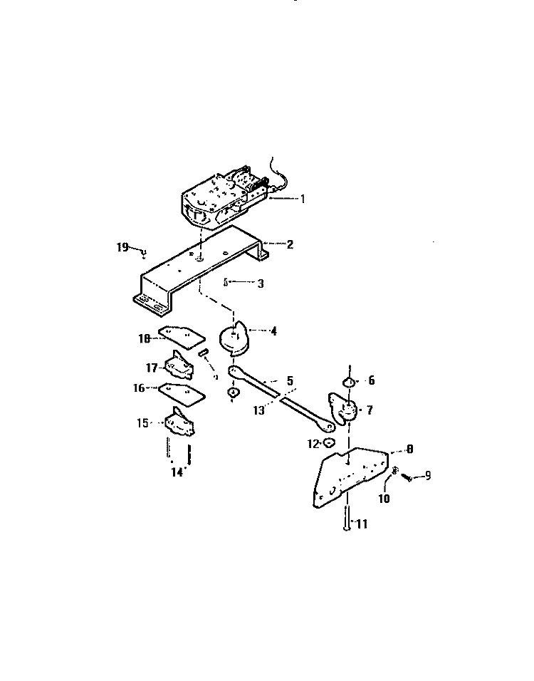 LATCH ASSEMBLY Diagram and Parts List for REP305CT0  Kelvinator Range