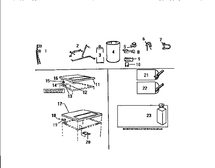 MISCELLANEOUS Diagram and Parts List for LT250EXF2  Frigidaire Washer