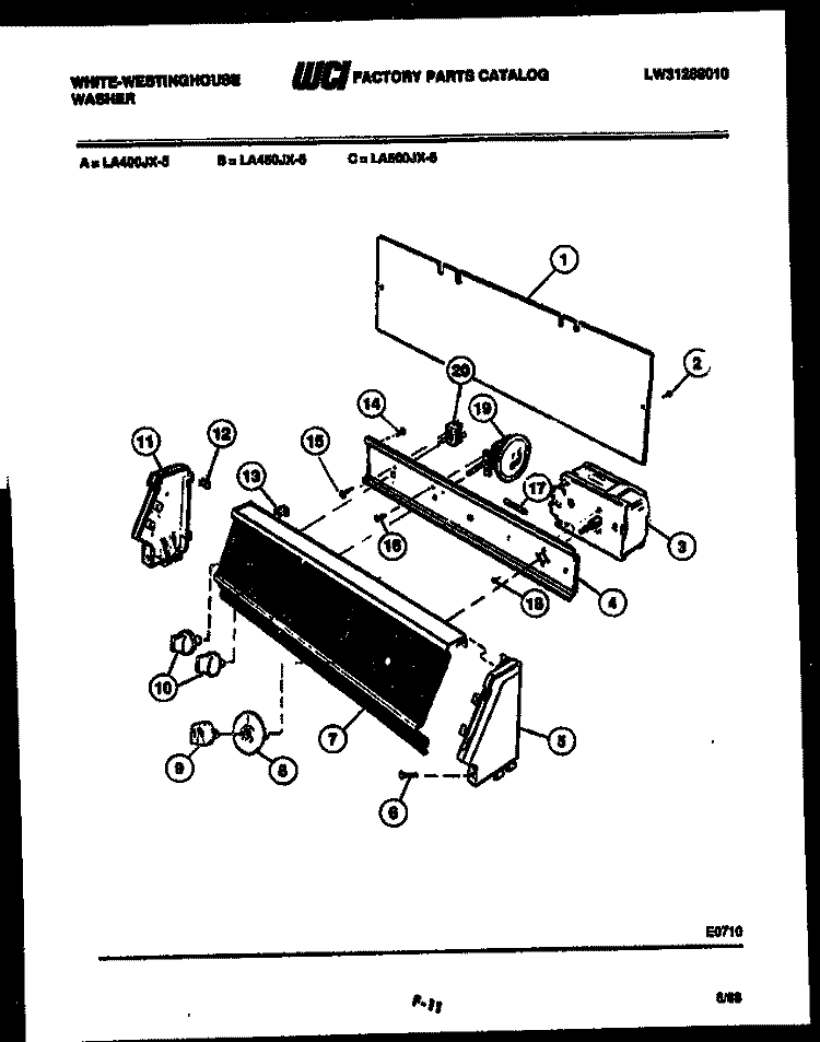 DOOR PARTS Diagram and Parts List for RT156HCH3  Frigidaire Refrigerator