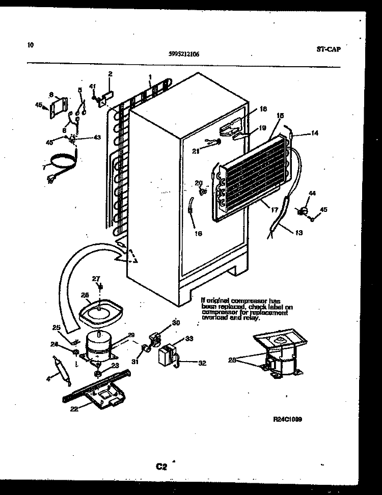 SYSTEM AND AUTOMATIC DEFROST PARTS Diagram and Parts List for ATG150NCD0  Frigidaire Refrigerator