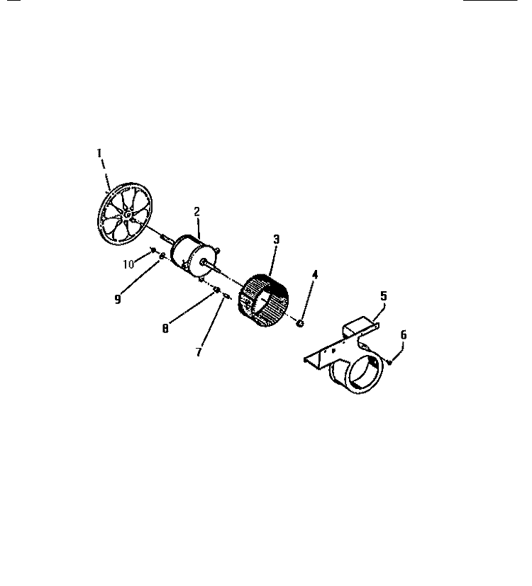 AIR HANDLING PARTS Diagram and Parts List for MH110B1UA  Kelvinator Air Conditioner