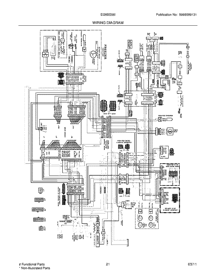 WIRING DIAGRAM PG 2 Diagram and Parts List for EI28BS56IBA  Electrolux Refrigerator