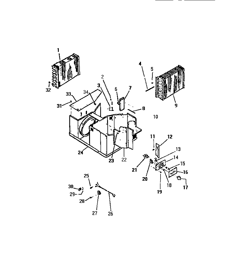CONTROLS Diagram and Parts List for MH521B2SA  Kelvinator Air Conditioner