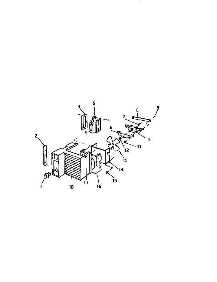 DAMPER CONTROL & QUICK CHILL FAN MO Diagram and Parts List for RS259ESF2  Frigidaire Refrigerator