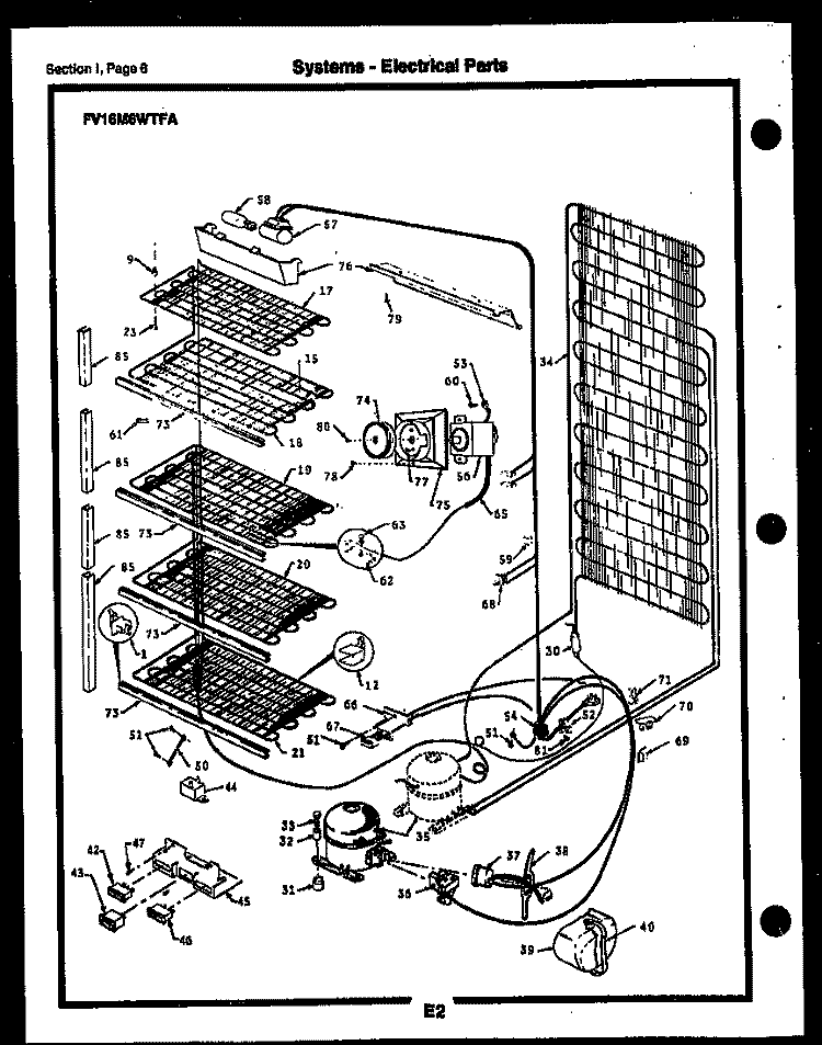 RACK PARTS Diagram and Parts List for SC24C7WTLB  Gibson Dishwasher