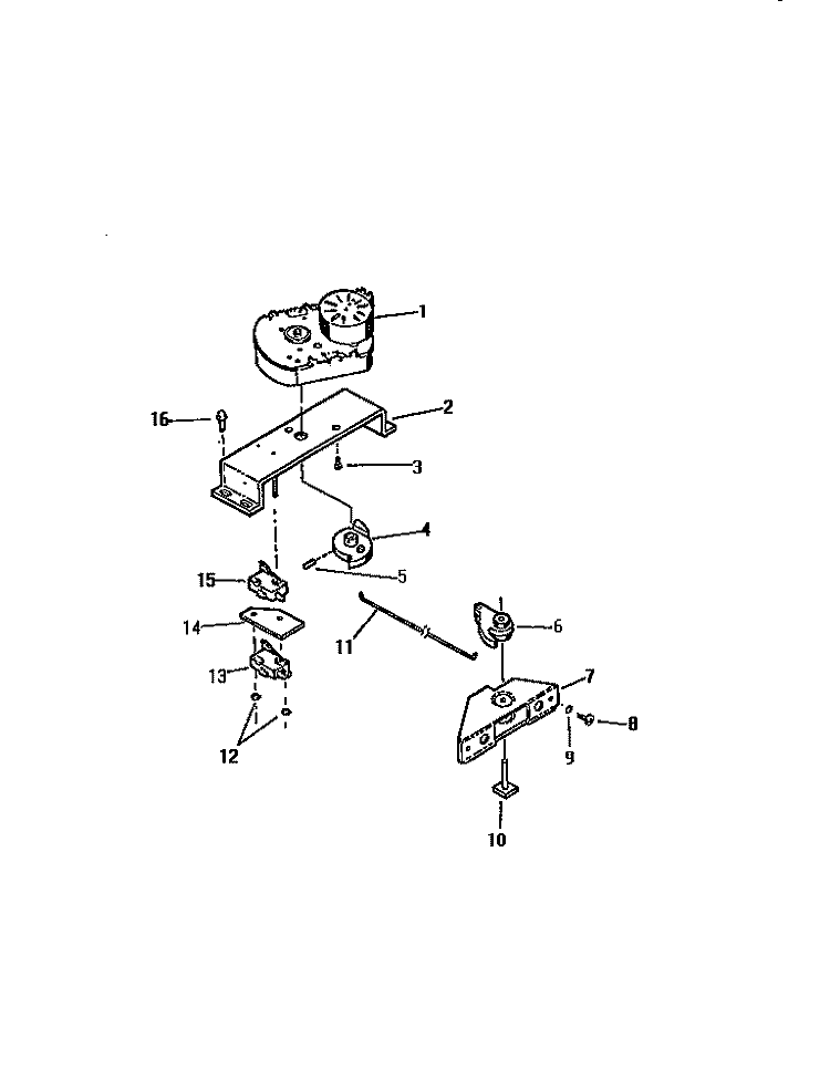 LATCH ASSEMBLY Diagram and Parts List for REP302CD1  Kelvinator Range