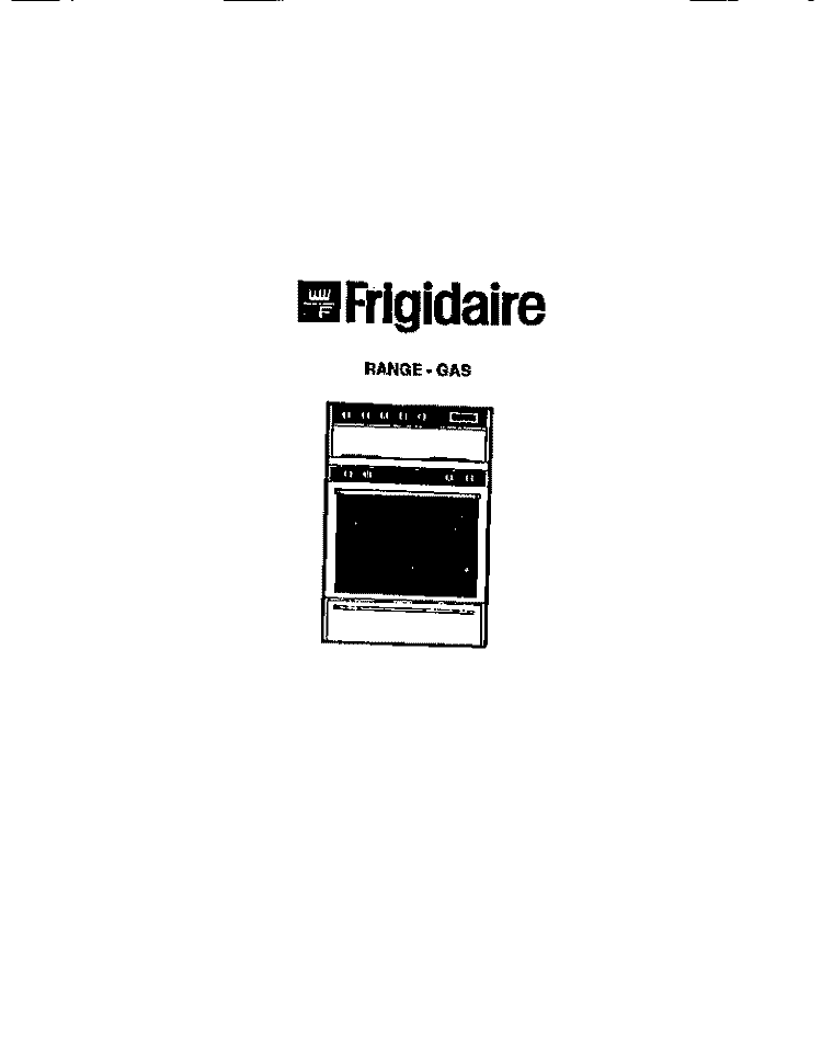 COVER Diagram and Parts List for GCG34BNL5  Frigidaire Range