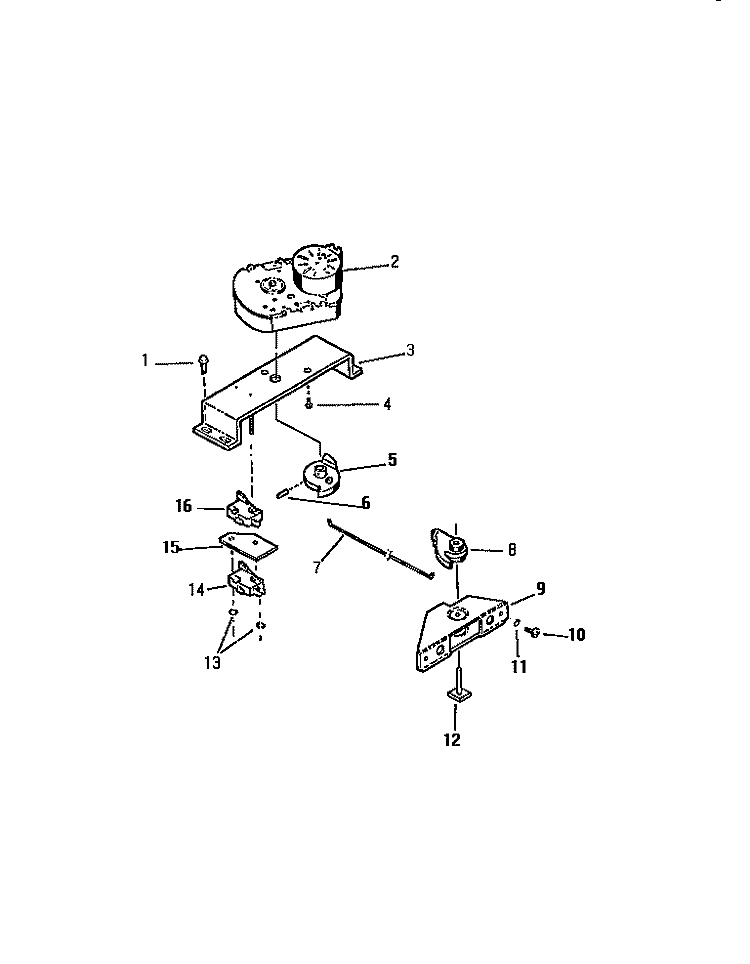 LATCH ASSEMBLY Diagram and Parts List for REP307CD3  Kelvinator Wall Oven