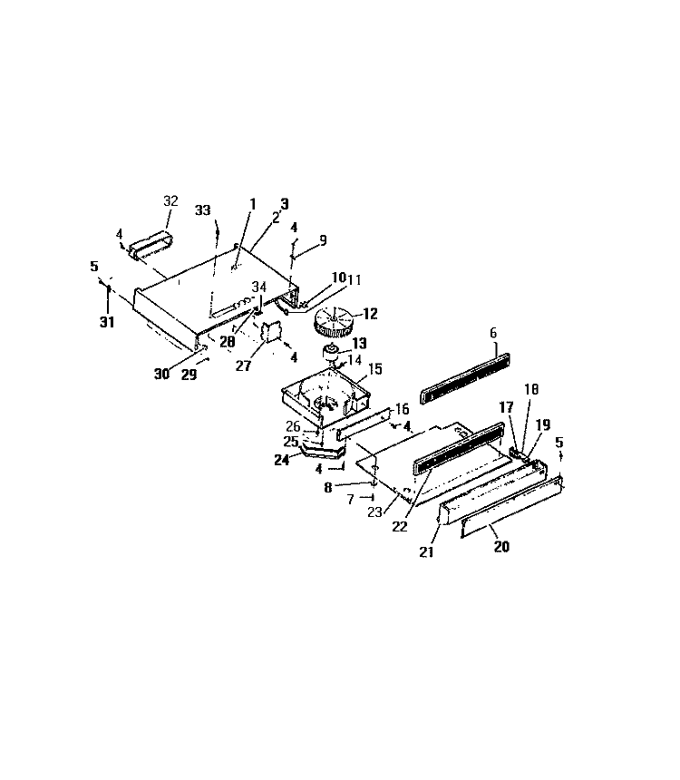 CONVERTIBLE EYE - LEVEL VENT HOODS Diagram and Parts List for REG638ML5  Frigidaire Range