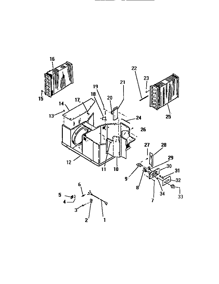 CONTROLS Diagram and Parts List for MH525B2SA  Kelvinator Air Conditioner
